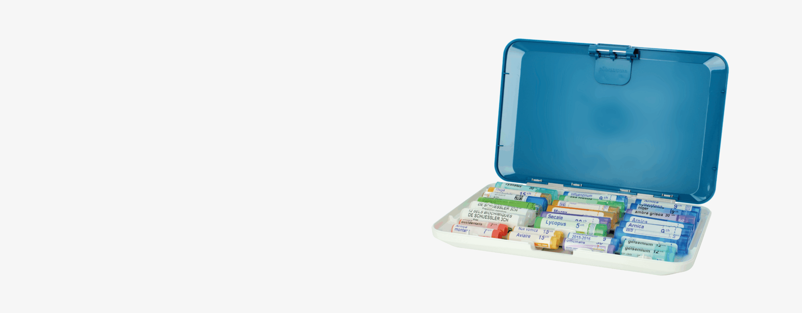 Grand contenant pour organiser votre homéopathie
